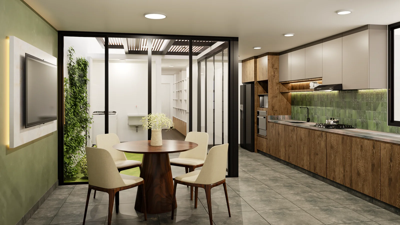 Render fotorrealista 3 Proyecto Pineda en San Borja