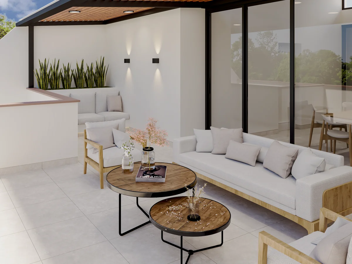 Render fotorrealista 1 Proyecto Terraza en Surco