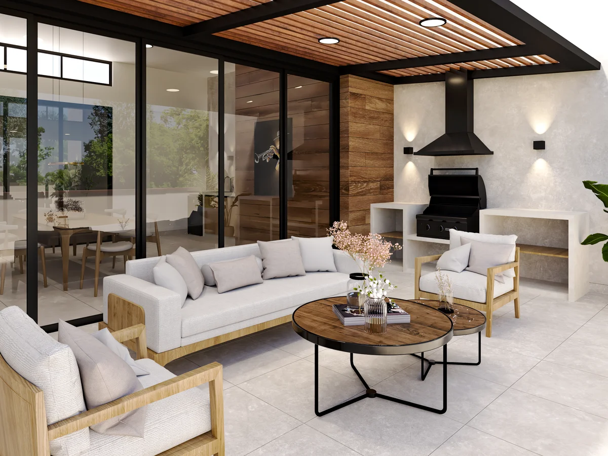 Render fotorrealista 2 Proyecto Terraza en Surco